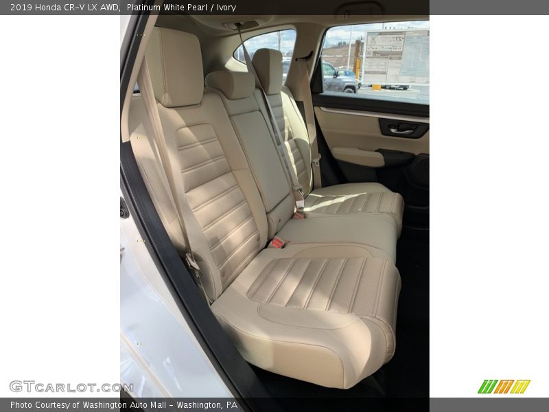 Platinum White Pearl / Ivory 2019 Honda CR-V LX AWD