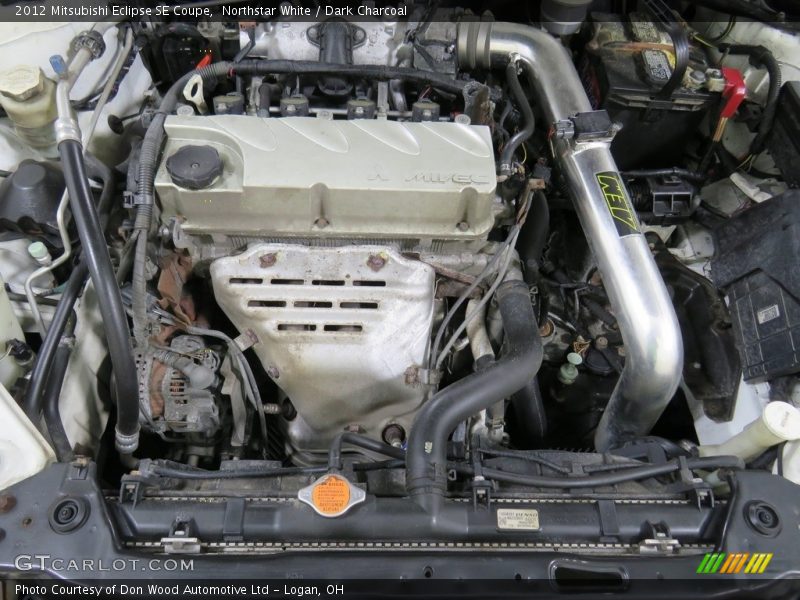 Northstar White / Dark Charcoal 2012 Mitsubishi Eclipse SE Coupe