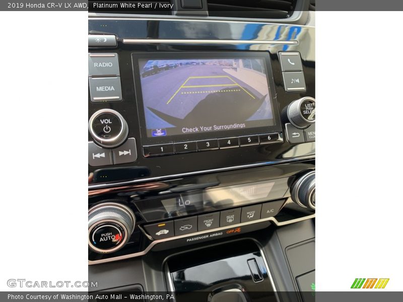 Platinum White Pearl / Ivory 2019 Honda CR-V LX AWD