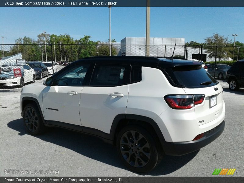 Pearl White Tri–Coat / Black 2019 Jeep Compass High Altitude