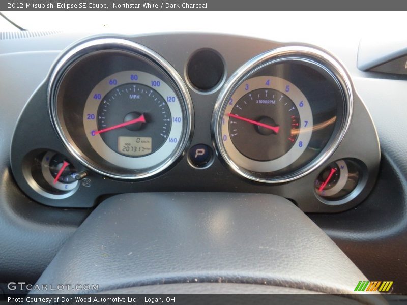 Northstar White / Dark Charcoal 2012 Mitsubishi Eclipse SE Coupe
