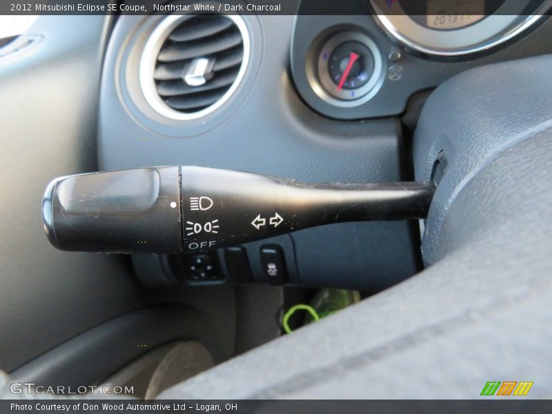 Northstar White / Dark Charcoal 2012 Mitsubishi Eclipse SE Coupe