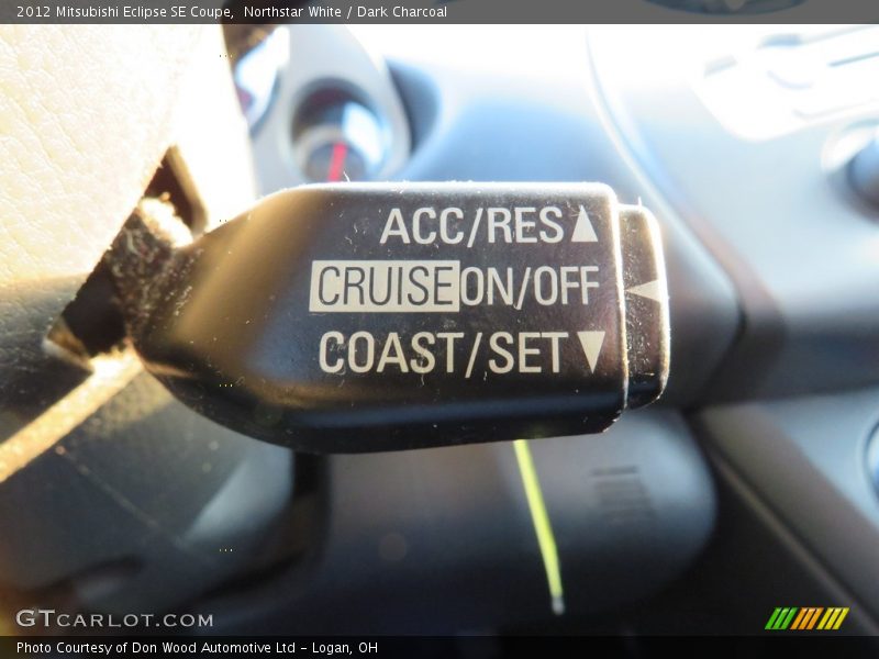 Northstar White / Dark Charcoal 2012 Mitsubishi Eclipse SE Coupe
