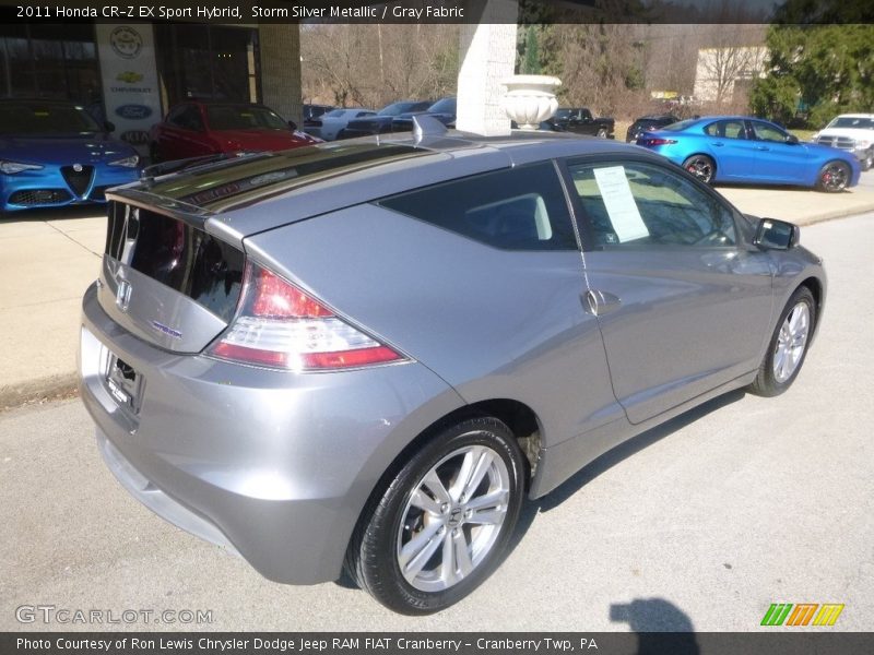 Storm Silver Metallic / Gray Fabric 2011 Honda CR-Z EX Sport Hybrid