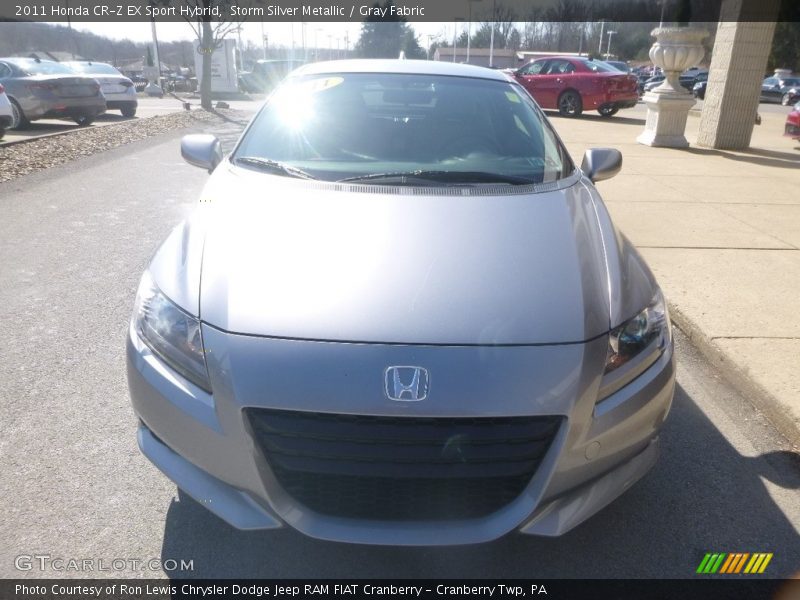 Storm Silver Metallic / Gray Fabric 2011 Honda CR-Z EX Sport Hybrid