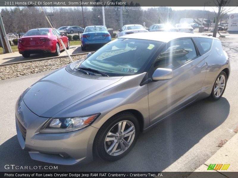 Storm Silver Metallic / Gray Fabric 2011 Honda CR-Z EX Sport Hybrid