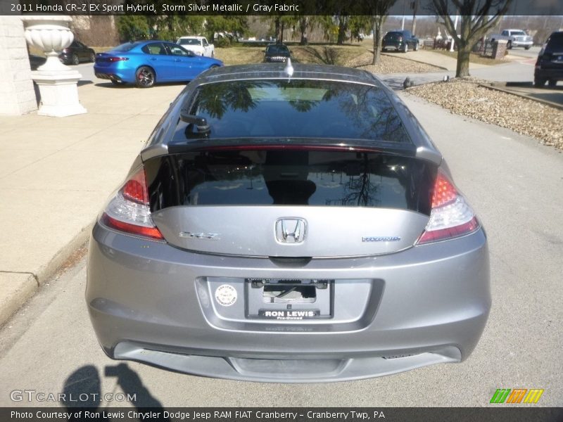 Storm Silver Metallic / Gray Fabric 2011 Honda CR-Z EX Sport Hybrid