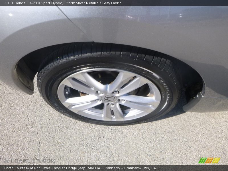 Storm Silver Metallic / Gray Fabric 2011 Honda CR-Z EX Sport Hybrid