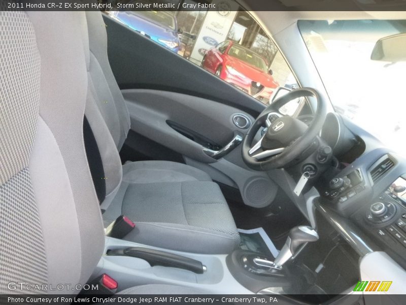 Storm Silver Metallic / Gray Fabric 2011 Honda CR-Z EX Sport Hybrid