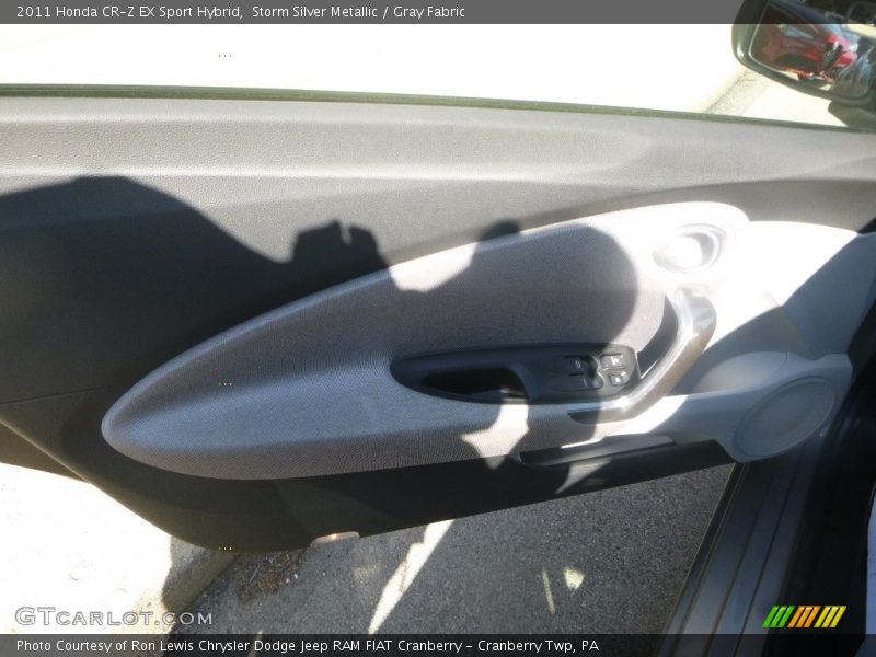 Storm Silver Metallic / Gray Fabric 2011 Honda CR-Z EX Sport Hybrid