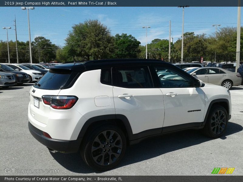 Pearl White Tri–Coat / Black 2019 Jeep Compass High Altitude