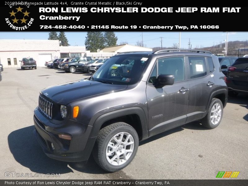 Granite Crystal Metallic / Black/Ski Grey 2019 Jeep Renegade Latitude 4x4