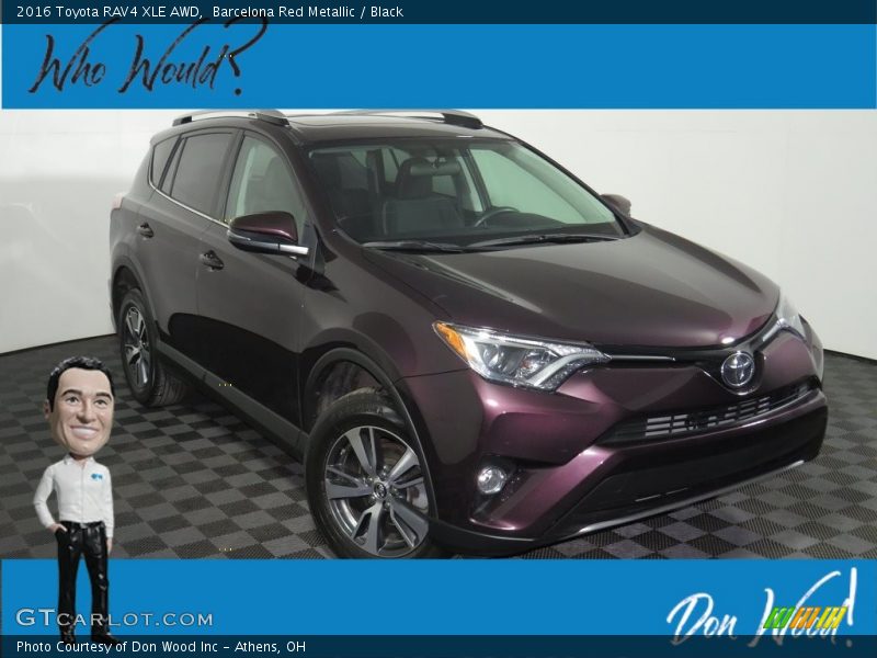 Barcelona Red Metallic / Black 2016 Toyota RAV4 XLE AWD