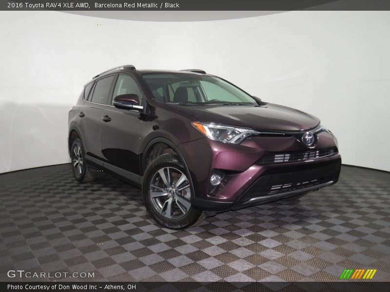 Barcelona Red Metallic / Black 2016 Toyota RAV4 XLE AWD