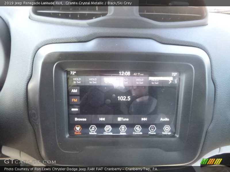 Granite Crystal Metallic / Black/Ski Grey 2019 Jeep Renegade Latitude 4x4