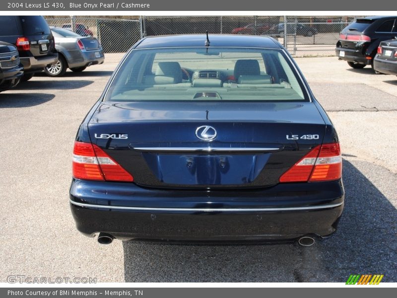 Blue Onyx Pearl / Cashmere 2004 Lexus LS 430