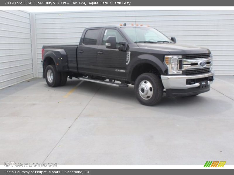 Agate Black / Earth Gray 2019 Ford F350 Super Duty STX Crew Cab 4x4
