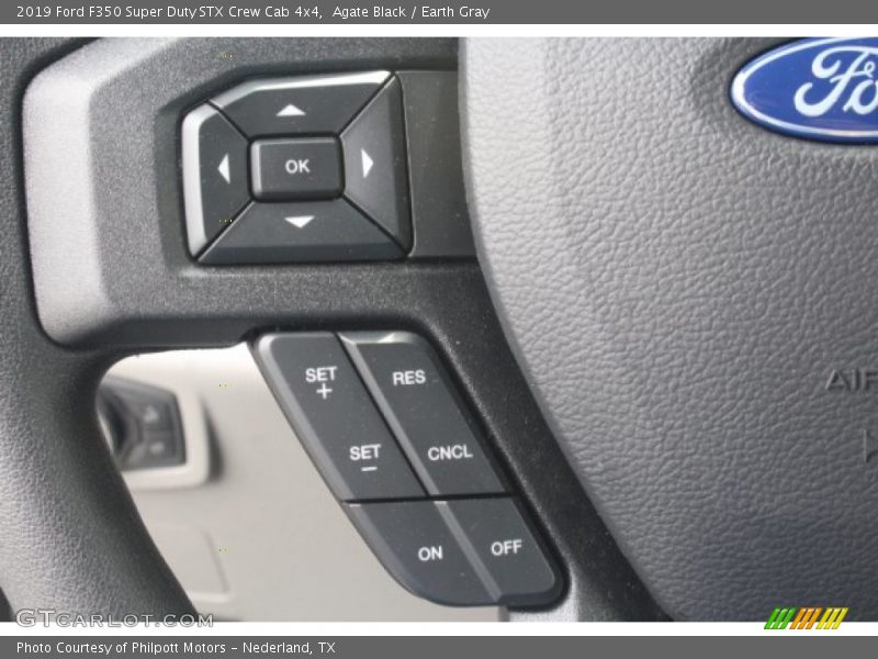 Agate Black / Earth Gray 2019 Ford F350 Super Duty STX Crew Cab 4x4