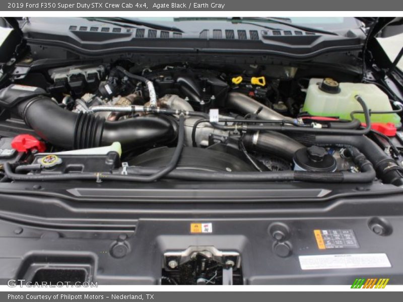 Agate Black / Earth Gray 2019 Ford F350 Super Duty STX Crew Cab 4x4
