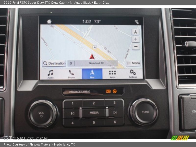 Agate Black / Earth Gray 2019 Ford F350 Super Duty STX Crew Cab 4x4