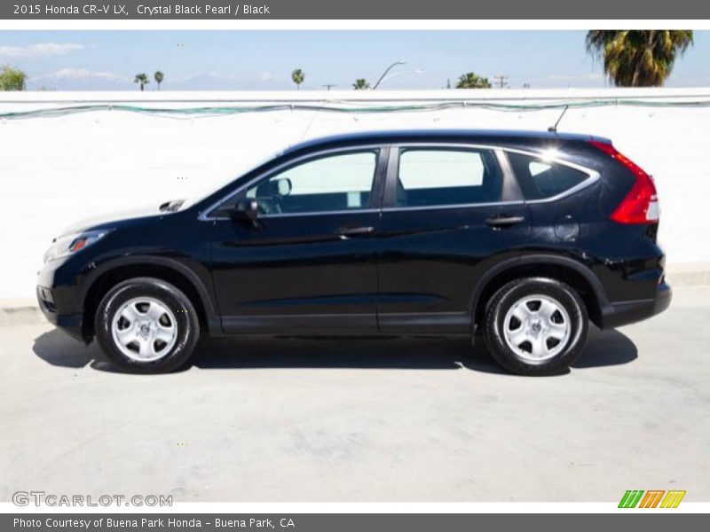 Crystal Black Pearl / Black 2015 Honda CR-V LX