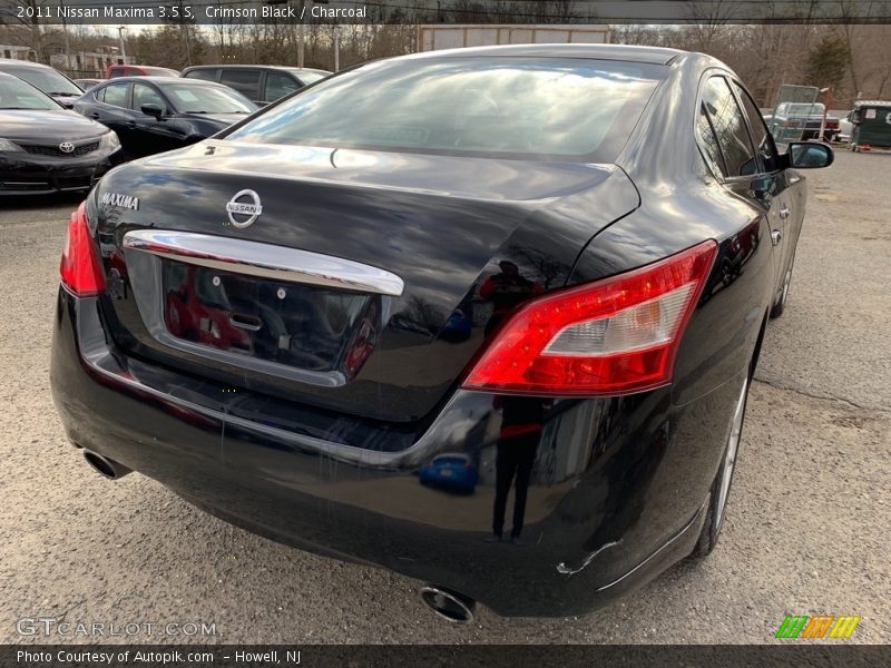 Crimson Black / Charcoal 2011 Nissan Maxima 3.5 S