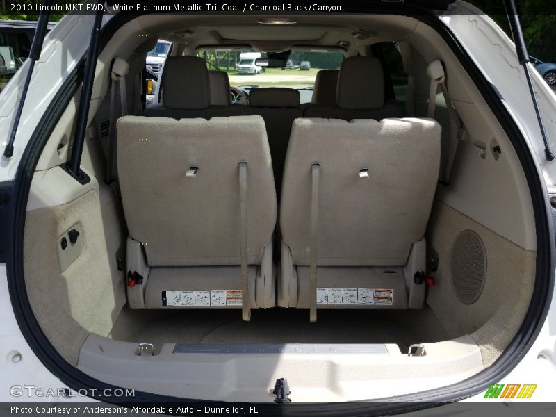 White Platinum Metallic Tri-Coat / Charcoal Black/Canyon 2010 Lincoln MKT FWD