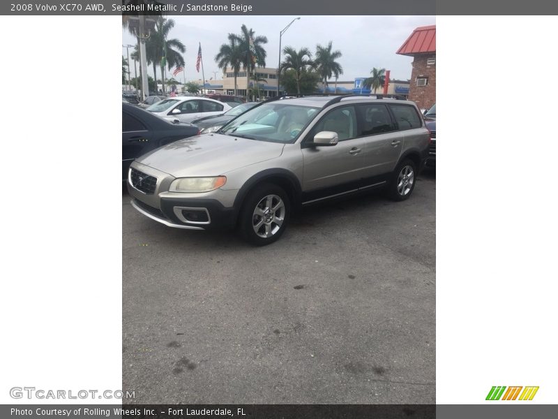 Seashell Metallic / Sandstone Beige 2008 Volvo XC70 AWD