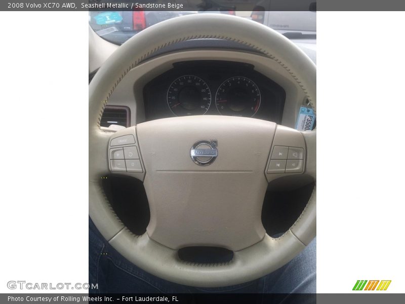 Seashell Metallic / Sandstone Beige 2008 Volvo XC70 AWD