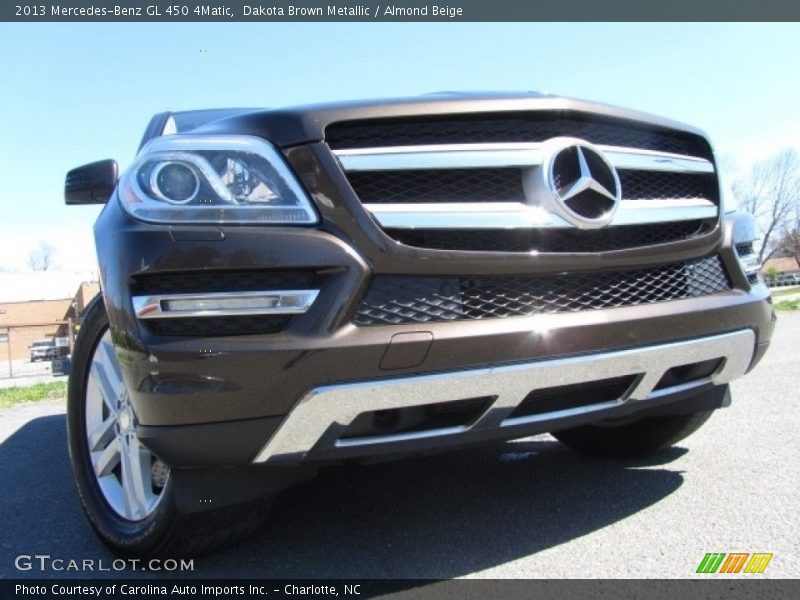 Dakota Brown Metallic / Almond Beige 2013 Mercedes-Benz GL 450 4Matic