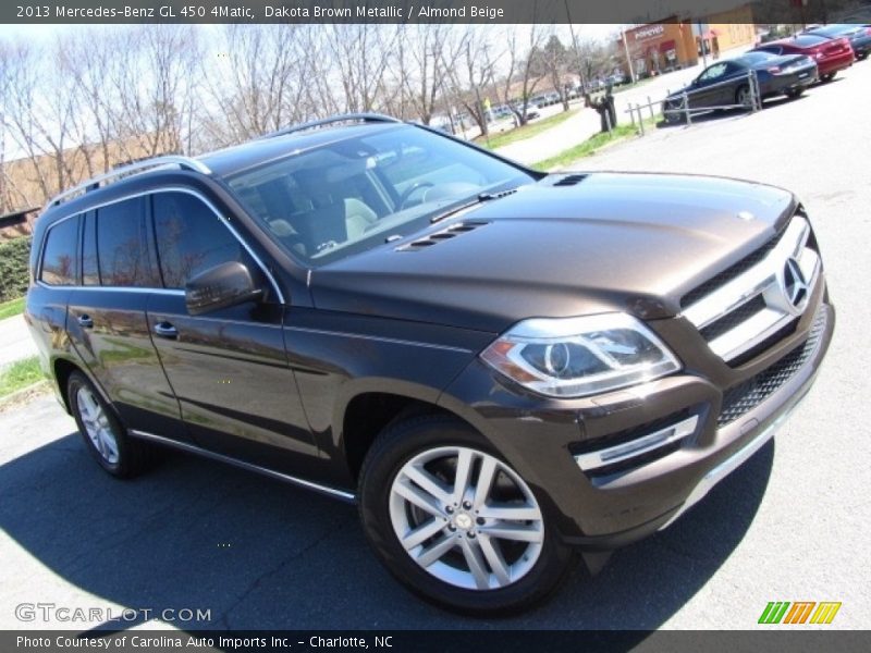 Dakota Brown Metallic / Almond Beige 2013 Mercedes-Benz GL 450 4Matic