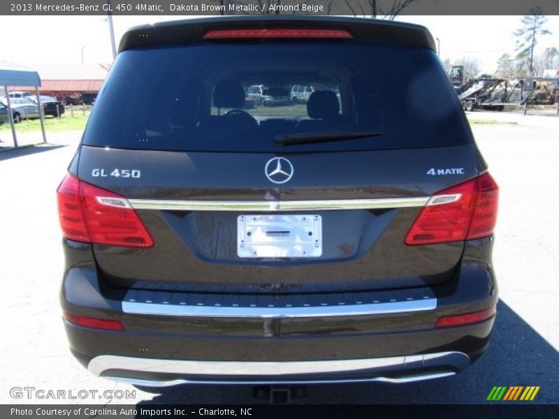 Dakota Brown Metallic / Almond Beige 2013 Mercedes-Benz GL 450 4Matic