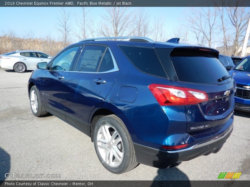Pacific Blue Metallic / Jet Black 2019 Chevrolet Equinox Premier AWD