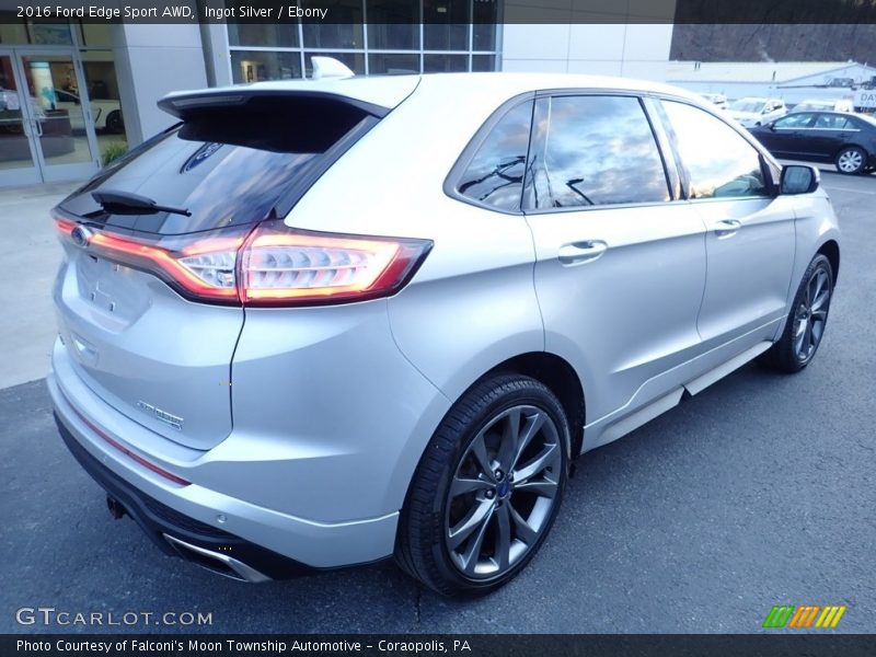 Ingot Silver / Ebony 2016 Ford Edge Sport AWD