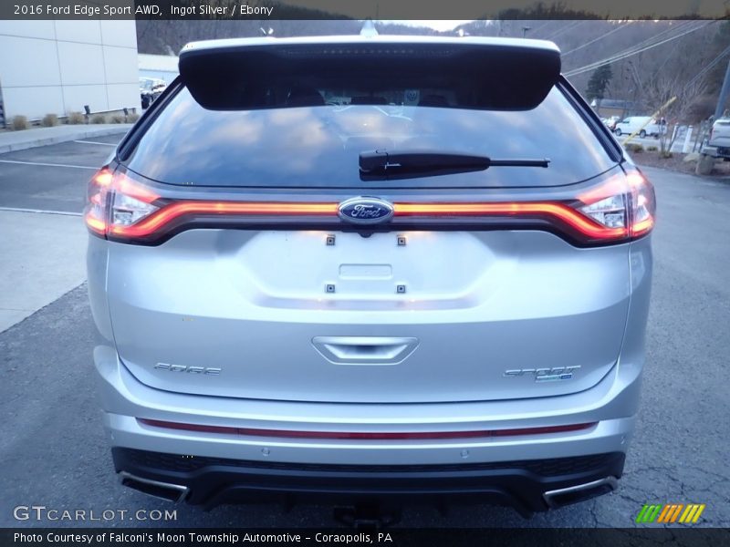 Ingot Silver / Ebony 2016 Ford Edge Sport AWD