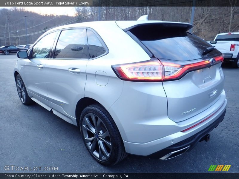 Ingot Silver / Ebony 2016 Ford Edge Sport AWD