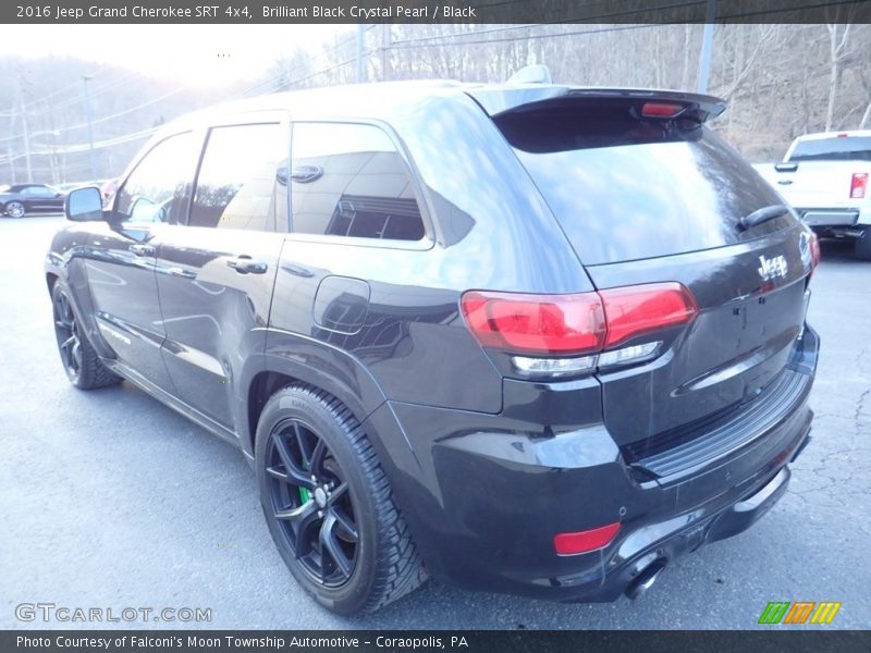 Brilliant Black Crystal Pearl / Black 2016 Jeep Grand Cherokee SRT 4x4
