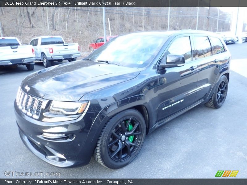 Brilliant Black Crystal Pearl / Black 2016 Jeep Grand Cherokee SRT 4x4