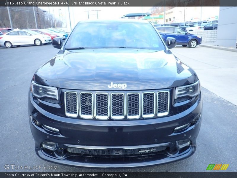 Brilliant Black Crystal Pearl / Black 2016 Jeep Grand Cherokee SRT 4x4