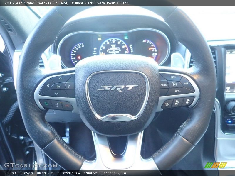 Brilliant Black Crystal Pearl / Black 2016 Jeep Grand Cherokee SRT 4x4