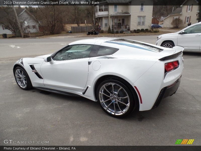 Arctic White / Black 2019 Chevrolet Corvette Grand Sport Coupe