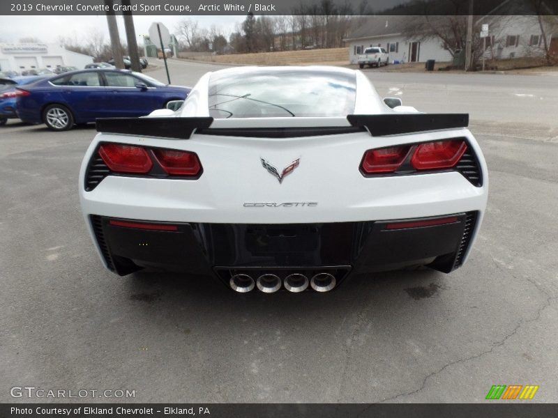 Arctic White / Black 2019 Chevrolet Corvette Grand Sport Coupe