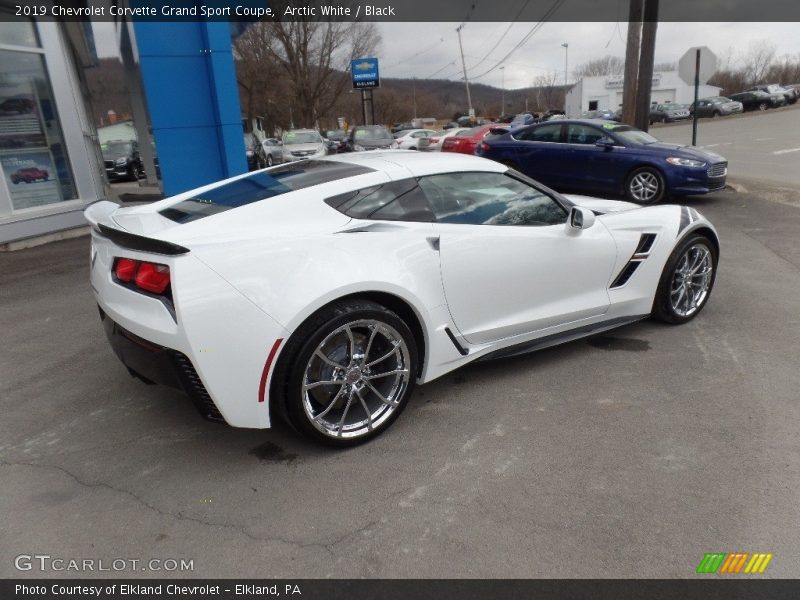 Arctic White / Black 2019 Chevrolet Corvette Grand Sport Coupe