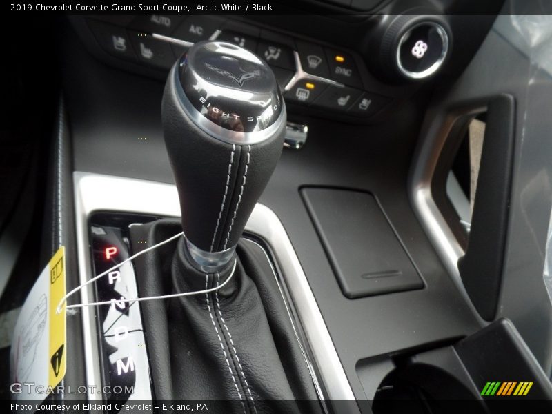 Arctic White / Black 2019 Chevrolet Corvette Grand Sport Coupe