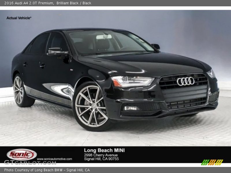 Brilliant Black / Black 2016 Audi A4 2.0T Premium