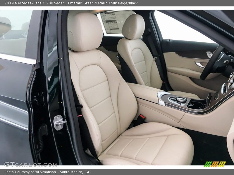 Emerald Green Metallic / Silk Beige/Black 2019 Mercedes-Benz C 300 Sedan
