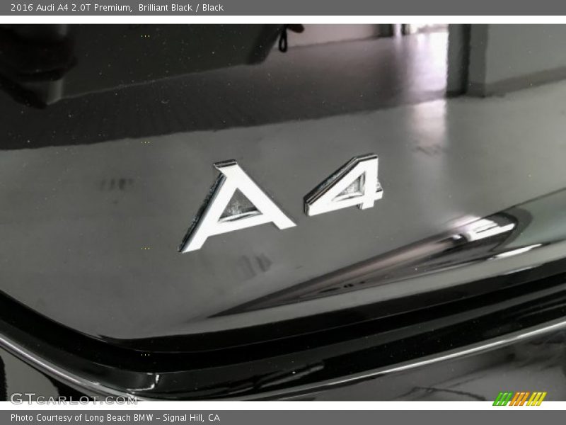 Brilliant Black / Black 2016 Audi A4 2.0T Premium