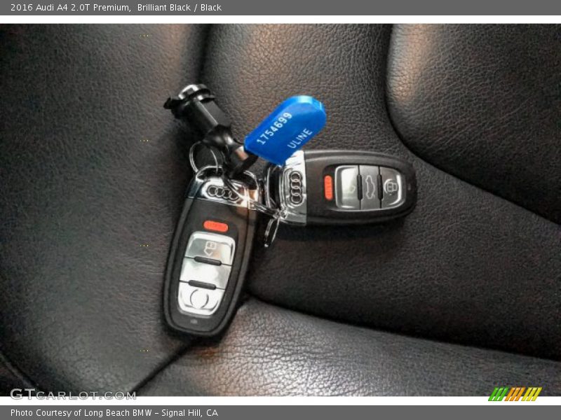 Brilliant Black / Black 2016 Audi A4 2.0T Premium