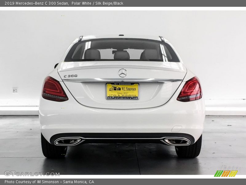 Polar White / Silk Beige/Black 2019 Mercedes-Benz C 300 Sedan