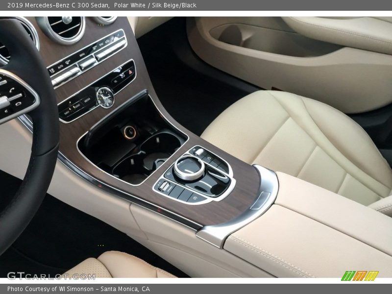 Polar White / Silk Beige/Black 2019 Mercedes-Benz C 300 Sedan